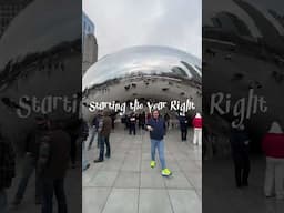 Let’s Start the Year with Happiness #travel #VertigoBoyTravels #Chicago #thebean #shorts