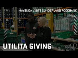 Eliezer Mayenda Visits Sunderland Foodbank! | Community Organisation Of The Month