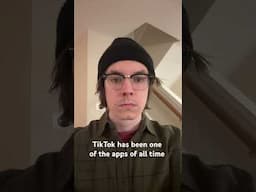 TikTok has been one of the apps of all time rip TikTok w the ban