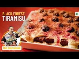 No-Bake Black Forest Tiramisu Recipe | Your Showstopper Dessert This Christmas | Chef Vicky Ratnani