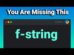 f-string explained in Python