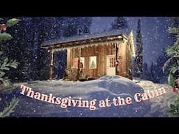 Thanksgiving & Decorating For Christmas At Our Off-Grid Cabin in Alaska | ASMR