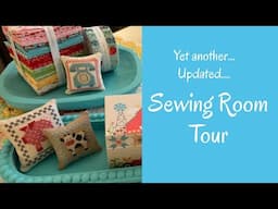 Yet another.... SEWING ROOM TOUR! See my updates and additions!