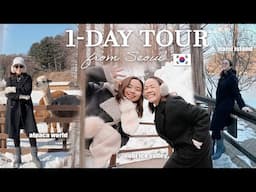 Korea Vlog: Eobi Ice Valley, Nami Island and Alpaca World in 1-day!   | Mommy Haidee Vlogs