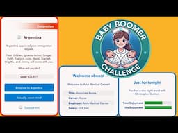 HOW TO COMPLETE THE BABY BOOMER CHALLENGE | become a nurse | Bitlife