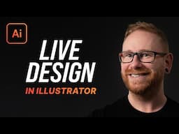 Live Graphic Design in Adobe Illustrator