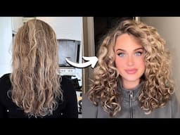 MY UPDATED WAVY/CURLY HAIR ROUTINE ✨