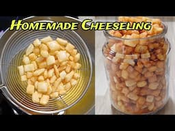 Cheeseling Recipe | Easy & Crispy Snack in Minutes | Homemade Cheeseling | Quick Delicious Snack