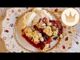 BLITZSCHNELLES DESSERT! 💝 WEIHNACHTS-CRUMBLE! REZEPT UND GEWINNSPIEL VON SUGARPRINCESS 💝