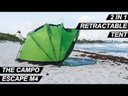 The Campo Design Escape M4 | 2 In 1 Tent or Retractable Shade Cove With Up To 6 Different Settings!