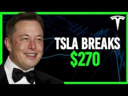 Tesla Stock Price Breaks $270, Where to Next?