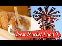 Finding the BEST Food at the Basel Christmas Market | First Time in Switzerland!