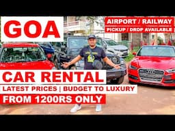 Goa Rent A Car | Price From 1200Rs | Thar, SUV, Swift, Etc | Goa Self Drive | Goa Vlog | Full Detail