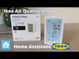 Ikea Air Quality Sensor Vindstyrka on Home Assistant Using Zigbee2MQTT