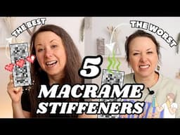 My quest to find the BEST Macrame Feather Stiffener 🪶(and what you should AVOID)