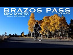 Terrific Scenery Cycling Over Brazos Pass During Fall - Bicycle Touring North America - S4 E22