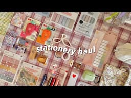 a back to school stationery haul 🍰 | w/ stationery pal