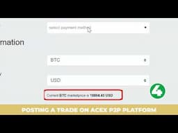 HOW TO POST A TRADE  ON ACEX