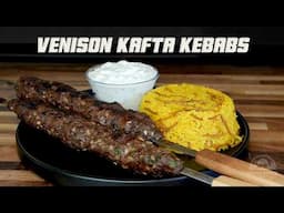 Venison Kafta Kebabs - Lebanese Deer Meat Recipe with Yogurt Sauce