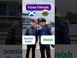 False friends between Welsh and Scottish Gaelic