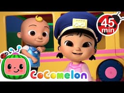 Cece's Wheels On The Bus! 🚌 | CoComelon Nursery Rhymes and Kids Songs | Animals for Kids