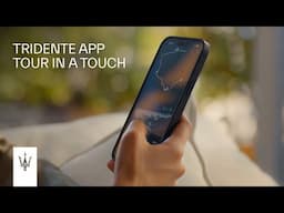 Maserati Tridente App - Experience the Trident in a Touch