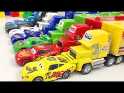 🔴 Cars Toys Rayo Mcqueen Mack Truck Learn Colors Learning Video for Kids