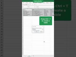 Data Entry Form in Excel 😲 #excel #myexcelonline #shorts