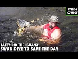 Man Dives On Monster Iguana Saving The Day