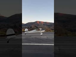 sunset takeoff in the 140