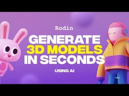 Generate any 3D models from images or texts - Rodin