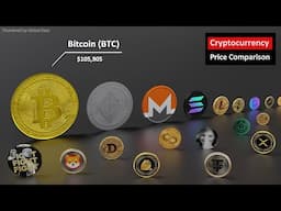 Cryptocurrency Price Comparison | 3d Animation Comparison