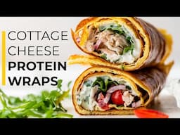 COTTAGE CHEESE FLAT BREAD  | high protein wrap recipe