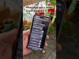 WhatsApp voice notes hack ! #tips #tricks #iphone #fyp