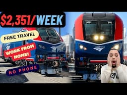 AMTRAK TRAVEL PAYING $59/HOUR | WORK FROM HOME | REMOTE WORK FROM HOME JOBS | ONLINE JOBS