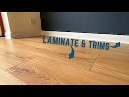 Laying Laminate Flooring & Attaching Trims