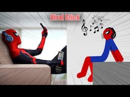 Spiderman vs Stickman | Stickman Dismounting funny and epic moments | Like a boss compilation #149