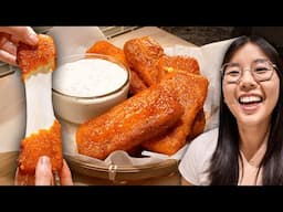 Chili's Nashville Hot Mozzarella Sticks 🌶️ (TikTok VIRAL Recipe)