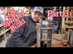 Log Splitter Build - Log Stop, Dump Valve and Pushplate to Wedge Distance