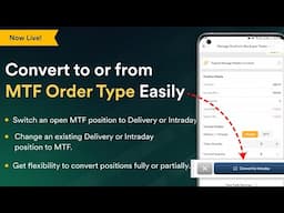 How to Convert MTF to Delivery Order on Dhan | Dhan MTF Explain in Hindi #stockmarket