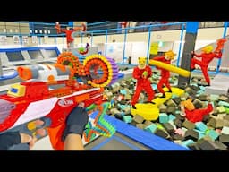 Nerf War | Amusement Park Battle Collection 13(Nerf First Person Shooter)