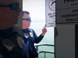 I got arrested for jumping off the pier… #tommydep