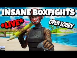 *LIVE* Insane Fortnite BOXFIGHTS! (Open Lobby)