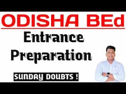 BEd Entrance 2025 Preparation Sunday Doubts! || Master Brain IQ