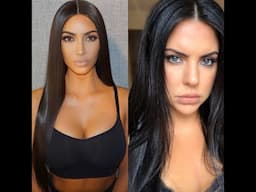 GLASS HAIR TRANSFORMATION KIM KARDASHIAN INSPIRED!