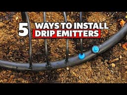 5 Ways to Install Drip Emitters