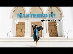 lmu grad school commencement vlog!