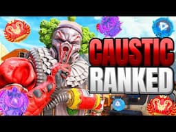 High Level Caustic Ranked Gameplay - Apex Legends (No Commentary)