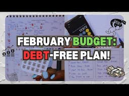 February 2025 Budget Breakdown | One Income, Debt-Free Journey | Nomazdiary