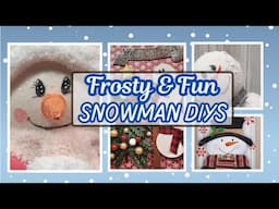 Get Crafty & Frosty: Snowman DIYS From (Mostly) Dollar Tree Items!